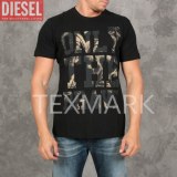 DESTOCK MARQUE T-SHIRTS LOT 8 T SHIRTS DIESEL " BURT " NOIR 2015