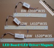 New arrival 5730 SMD LED Ceiling Panel Board 12W 18W led Strip Bar Tube Light with magn...