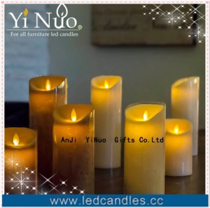 Christmas gifts moving wick flameless candle remote ,unbreakable led candle remote