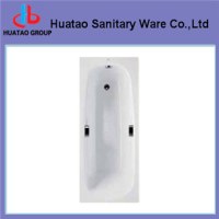 Built-in cast ron bathtub