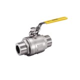 GKV-126 Ball Valve, 2 Piece, Male Threaded Connection, Full Port, With Lever Handle