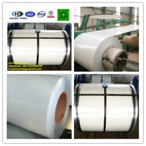 Bobine d'acier galvanisé prélaqué