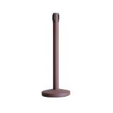 LG-B9 Brown Control Crowd Queue Barrier Belt Stanchions Pole
