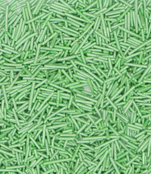 Green Crisp Jimmies Pearlized