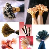 Human hair extensions keratin tip hair