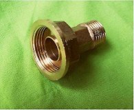 1/2" BSP Male x M302 Female Swivel Nut Gas Meter Brass Connector Fitting