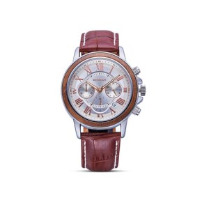 BLUE QUICK RELEASE LEATHER STRAP CHRONOGRAPH WATCH