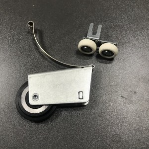 Sliding door track roller wheel runners