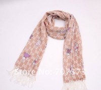 Rabbit Keith collocation, little rabbit twill copy cashmere scarf Christmas shawl collar