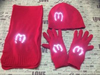 Offer Light up hat scarf gloves with LEDs
