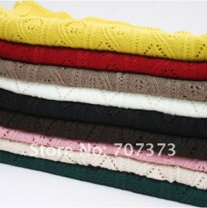 Small gold flower scarf knitted wool scarf shawl collar super thick neuter warm scarf