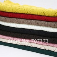 Small gold flower scarf knitted wool scarf shawl collar super thick neuter warm scarf