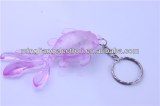 Led flashing fish keychain