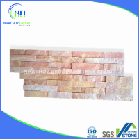 Vietnam Marble Split Z-shape Pink Wall Panel