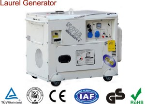 5/5.5kW Super Silent Gasoline Generator Single Phase Recoil & Electric Start