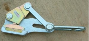 SKD-120 iron lead cable grip,iron lead wire grip,120 square cable grip