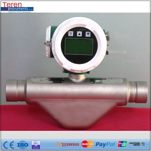 Air coriolis mass flow meter