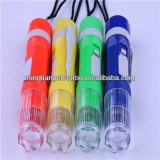 Led flashlighting keychain