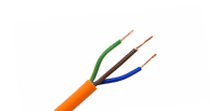 2.5mm Orange Circular Cable 2 Core+ Earth 0.6-1kv