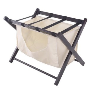 Home Folding Wood Luggage Rack