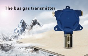 Bus-system gas detection transmitter
