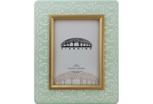 Ceramic Floral Photo Frame