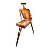 Feldstaffelei+Ölfarben+Pinsel