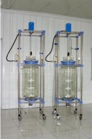 100L Jacketed glass reactor