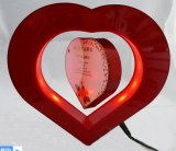 Home Decoration Maglev Magnetic Levitating Floating Rotating Heart Frame Picture Acryli...