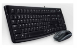 Logitech Clavier allemand QWERTZ Desktop MK120 - DE USB Noir 920-002540