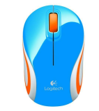 Logitech M187 Mini souris sans fil Bleu 910-002733