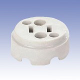 Universal ceramic electric light socket