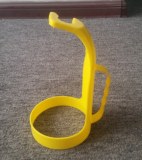 Plastic juice bottle handle