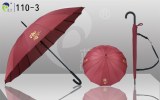 Promotional Straight Umbrella with Auto-open,Full Metal Frame is Strong,Pongee Fabric...
