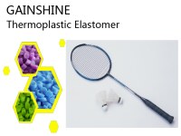 Antiskid Thermoplastic Elastomer for Badminton Racket
