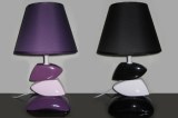 LAMPE DESIGN NOIR BLANC