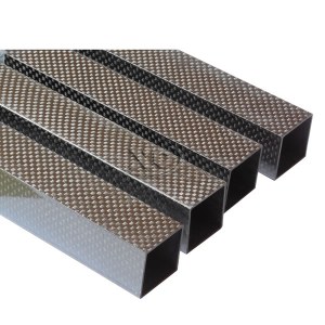 Factory direct sale 3K Carbon fiber square tube Carbon pipe