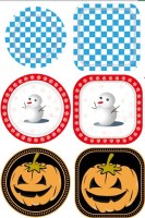 7/9 inch paper plate, party favors, disposable tableware, disposable partyware