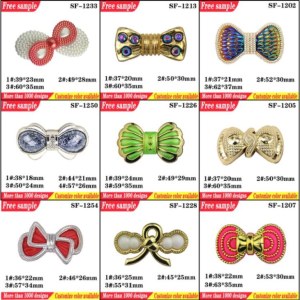 Butterfly Shape Shoes Clips 3D Shoes Ornaments With Rhinestone Bow Design Shoes Accesso...