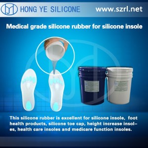 Liquid silicon rubber for Toe Spreaders