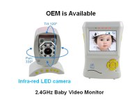 2.4" TFT LCD Wireless Digital Video Baby Monitor