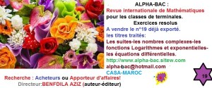 Vente de revues de maths