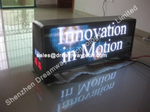 Londres numérique Taxi Top Publicité Affichage LED