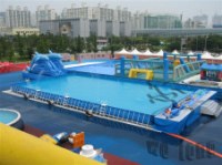Exciting inflatable floating water parks,water sport games for lake