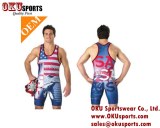 Hot selling custom Wrestling singlets, boxing singlets, wrestling stringer