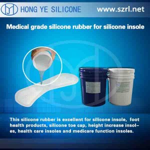 Medical Grade liquid silicone rubber for shoe insoles