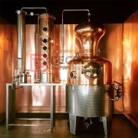 Équipement de distillation de cuivre 1000L gin///
