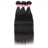 Brazilian Virgin Straight Human Hair 3 Bundles