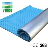 Pipe silancer with wave foam