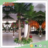 2016 hot sale customized style new green Chinese plastic artificial fake coconut palm...